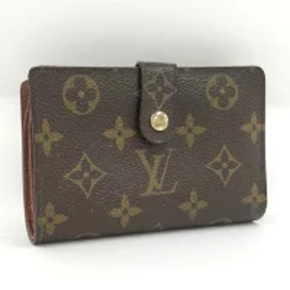 LOUIS VUITTON Porte Monnaie Bifold Wallet Clasp Closure Monogram